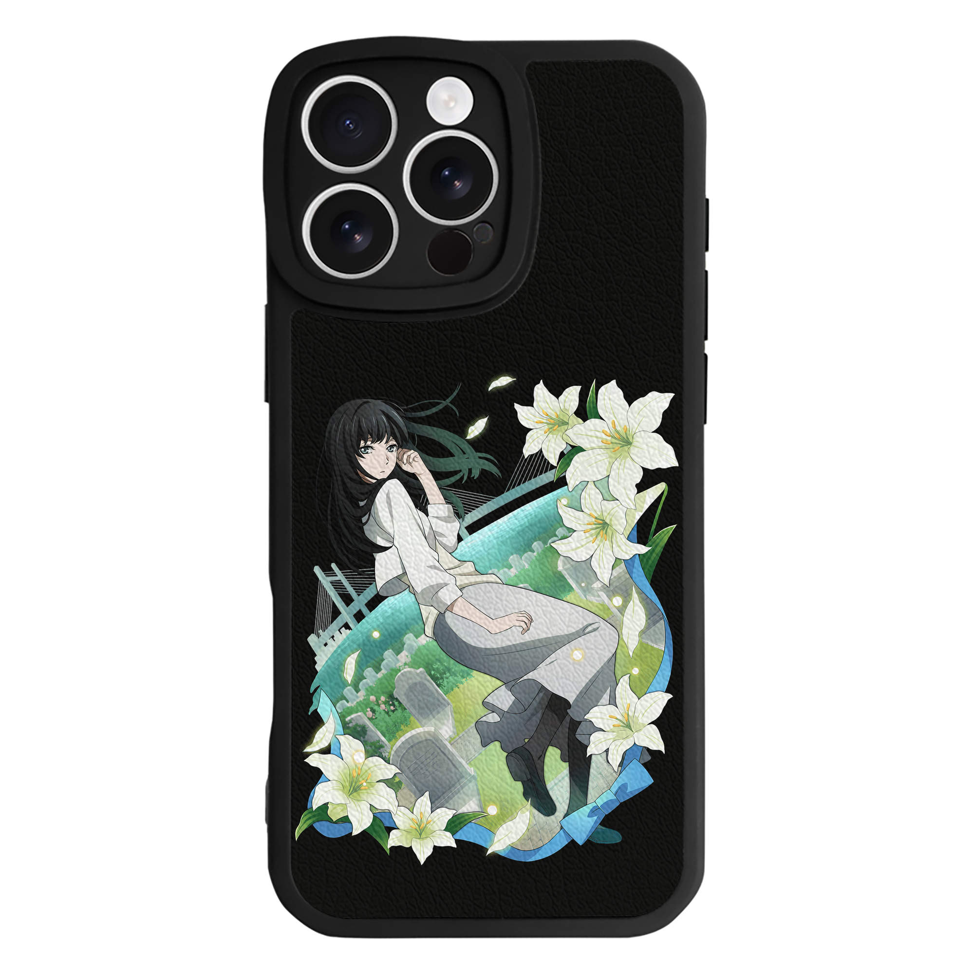 （画像用） 文豪ストレイドッグス Bungo Stray Dogs 【iPhone 16シリーズ対応】シリコンスマホケース（レザー調） 材質：シリコン